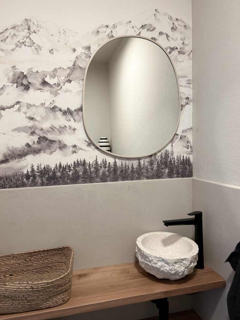 studio helen - Interior Design Projekt Gäste WC - Mountain Home, Einrichtungsberatung & Renovierung